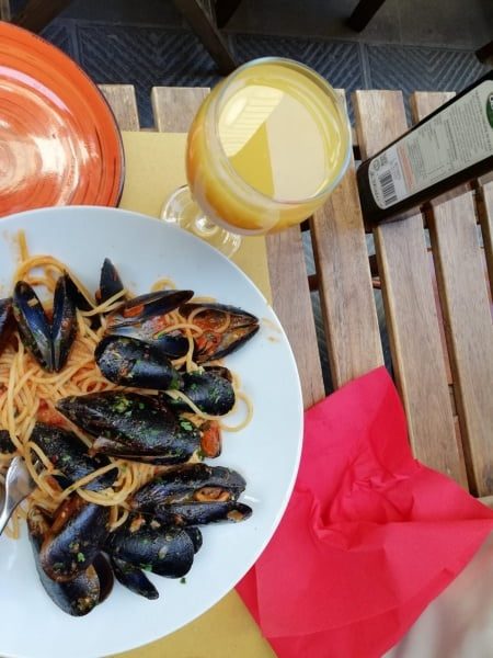 Cozze and Pasta in Florence